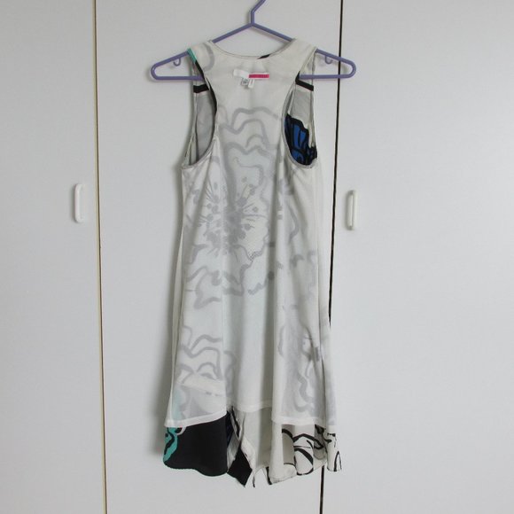 Tracy Reece Anthro Brand Silk Floral Abstract Tank Sleeveless Dress Sz XS - Picture 9 of 9